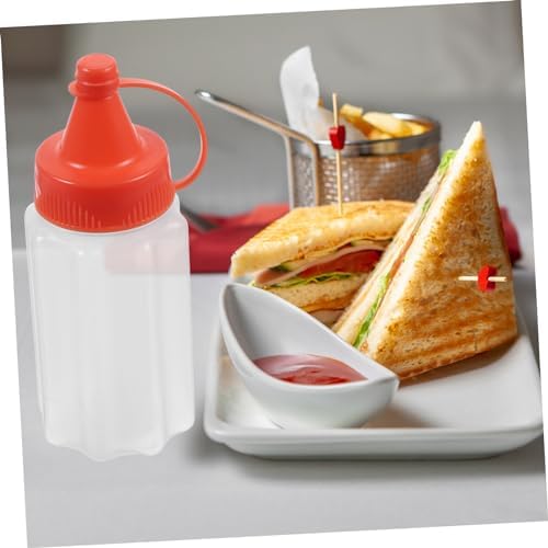 Hoement Reusable Condiment Squeeze Bottles