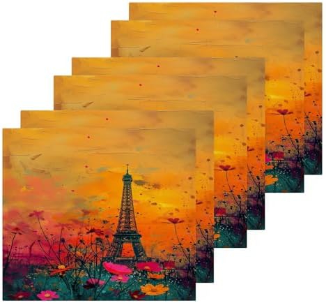 Eiffel Tower Soft Washcloth Set