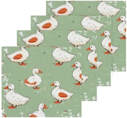 YETTASBIN Cartoon Duck Washcloths 2 Pack 1