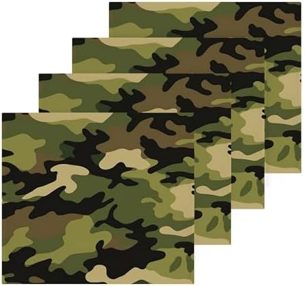 Camo Washcloths 2 Pack Soft Absorbent Cotton Face Towels