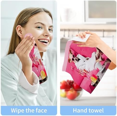 YETTASBIN Dog Washcloths 2 Pack