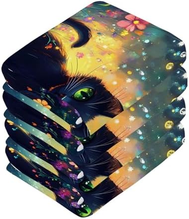 Reliable Black Cat Washcloth