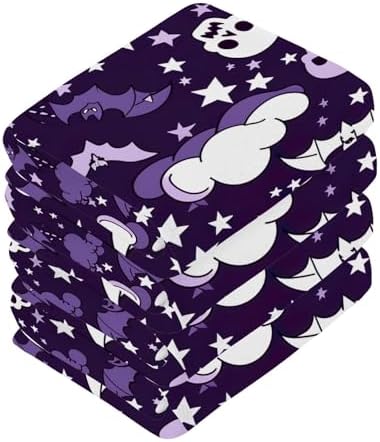 Perfect Halloween Bat Washcloth 2-Pack Soft Absorbent Halloween_cm