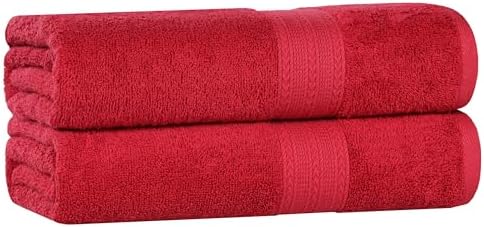 Eco-Friendly 2-Piece Bath Towel Set for Adults and Kids
