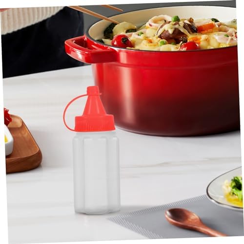 Hohopeti 4-in-1 Salad Dressing Squeeze Bottles