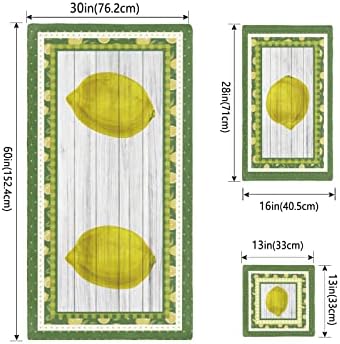 Start Your Summer with Shine-Home Lemon Polka Dot Buffalo Check Towels Set