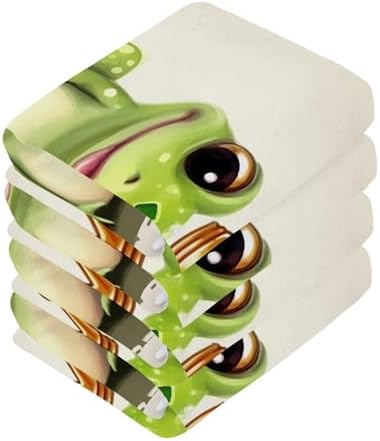 Frog Washcloth Set Soft Cotton for Face Hand