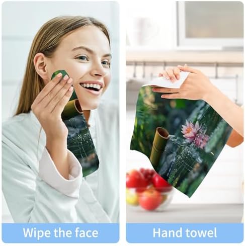 2 Pack Soft Reusable Washcloth Washable Face Towels - 12x12 Washed with Love
