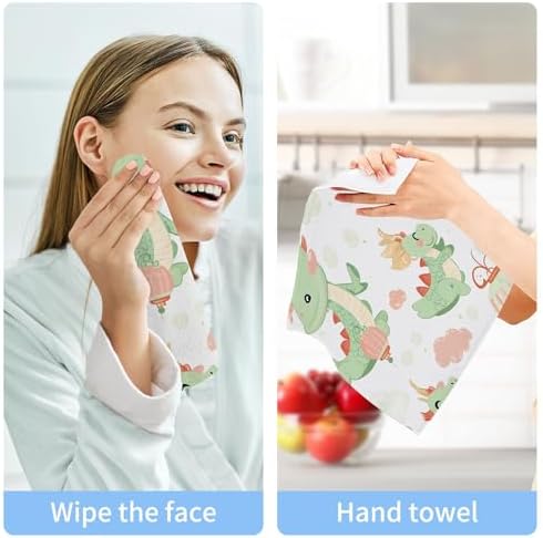 Fast Drying Cartoon Washcloth Set for Bathroom Kitchen
