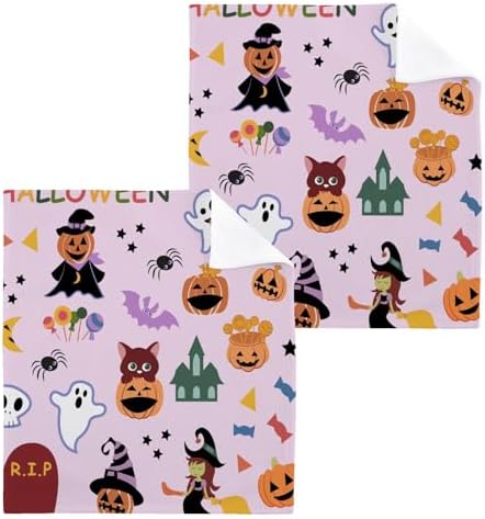 Halloween Gnome Washcloth Set 2 Pack