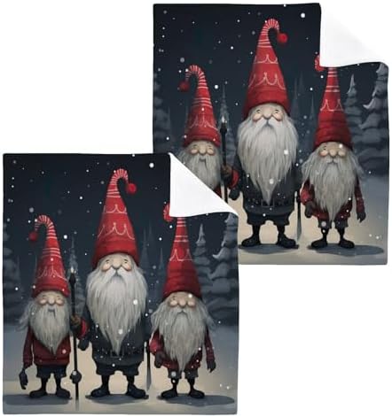 Cute Gnome Reusable Washcloth Set 2-Pack