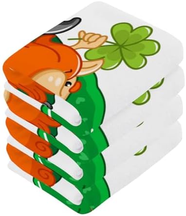 Yettasbin St Patricks Day Gnome Washcloth 2-Pack
