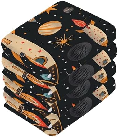 Yet Rocket Wash Cloths for Kids Soft Reusable Washable Face Towels