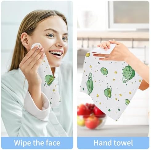 Xigua Planet Washcloths Set of 2 12x12 Inch