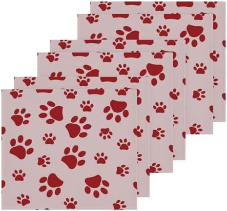 Fiber-Soft Dog Paw Washcloth Set