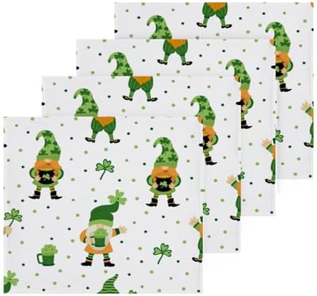 St Patricks Day Gnome Washcloths 2 Pack