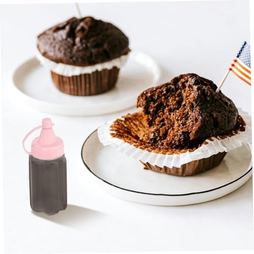 MAGICLULU Plastic Squeeze Bottle Durable Condiment dispenser for Home Restaurant Kitchen Use