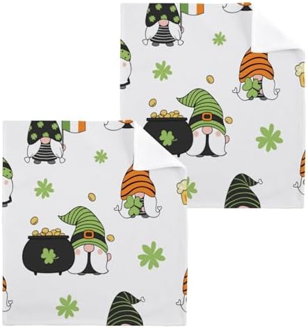 Surprise Your Owner with St Patricks Day Gnome Washcloth