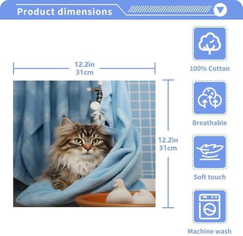 Perfect Cat Washcloth for Cats