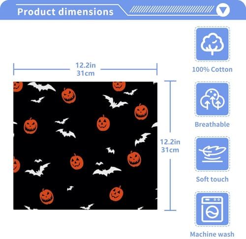 Halloween Ghost Washcloths for KidsKERNEL