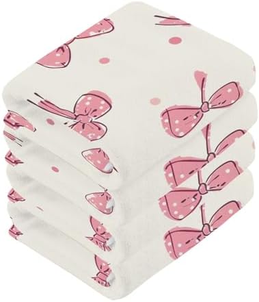 Stylish Bow Pink Washcloth 2-Pack for Baby Beyond