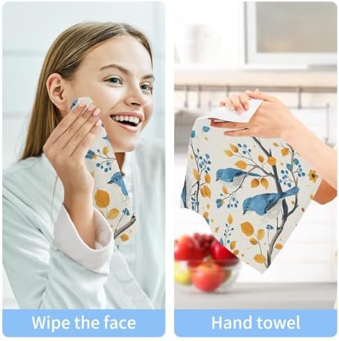 Sleek Soft Birds Twig Washcloth 2 Pack