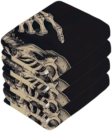 12x12 Skeleton Washcloths 2 Pack