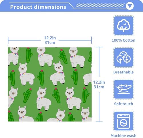 Adorable Llama Washcloth for Babies