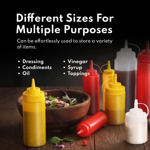 New Star Foodservice Squeeze Bottles Reliable Kitchen Essentials
