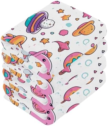 Cartoon Planet Washcloth Set