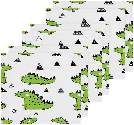 Xigua Super Cute GreenCrocodiles Washcloth Set