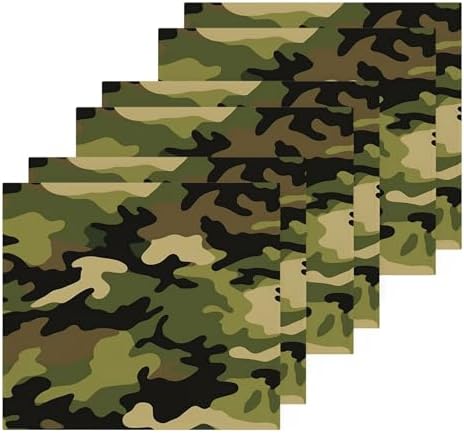 Camo Washcloths 2 Pack Soft Absorbent Cotton Face Towels