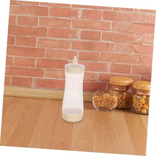 Non-Spill Cream Sauce Bottles by PHENOFICE Easy Squeeze Clean