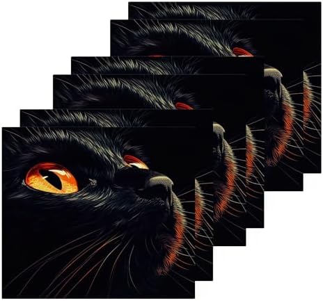 Xigua Black Cat Eyes Washcloth Set