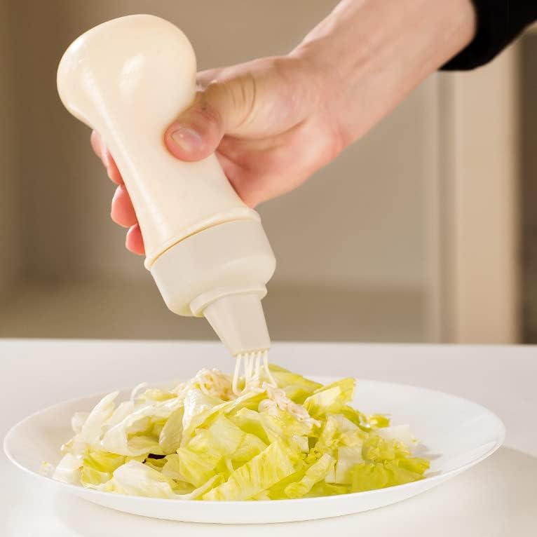 4-Piece PorousCondiment SqueezeBottles