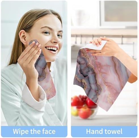 High-Quality Gray Agate Washcloth Set