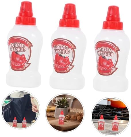 Zerodeko Mini Refillable Squeeze Bottles Cook Kitchen Visually