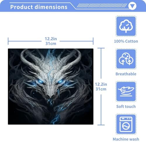 High-Quality Dragon Washcloths 2-Pack for Babies