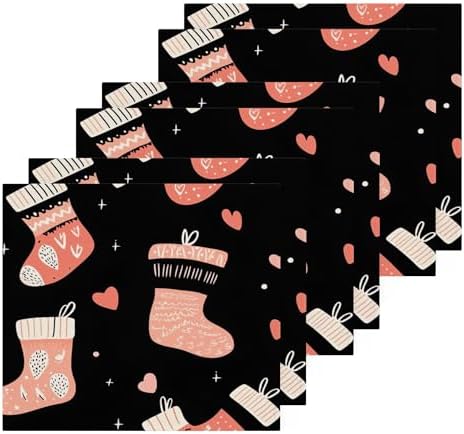 Xigua Christmas Stockings Washcloth Set