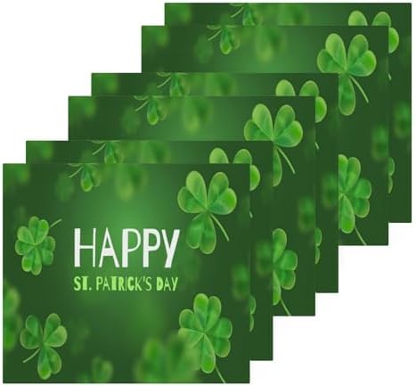 St Patricks Day Clover Washcloth Set Soft Absorbent Baby Towels