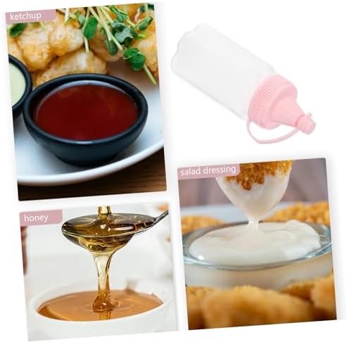 Zerodeko Squeeze Bottles Set of 4 for Condiments