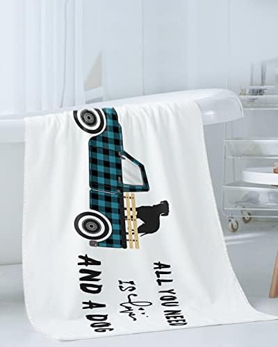 Shine-Home Farm Checkered Towel Set for Home Travel