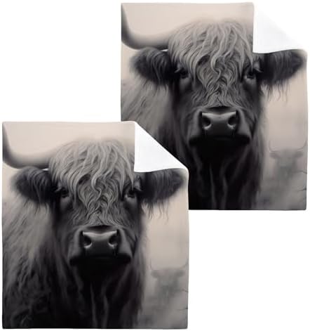 Perfect for Babies Soft Cow Washcloths for Daily Use