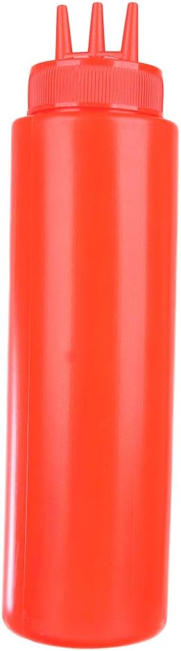 3-Hole Squeeze Bottles for Condiments