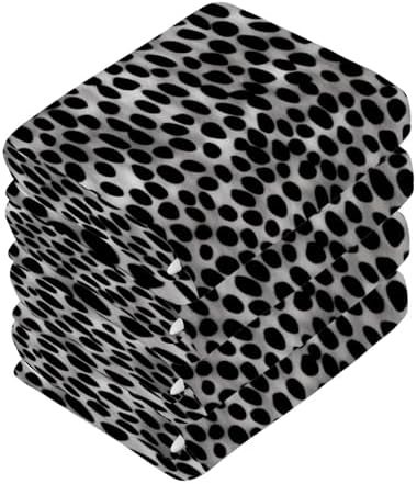 Leopard Print Cotton Washcloth Set for Babies Kids
