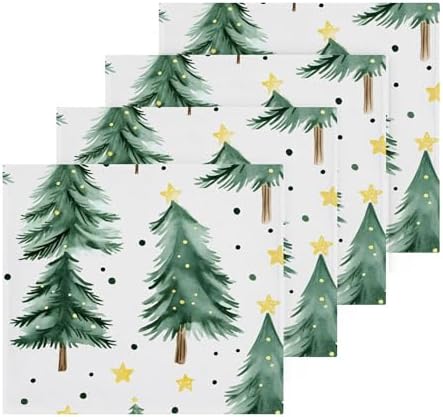 Xigua Christmas Tree Washcloth Set - Fast Drying Multi-Purpose Towels
