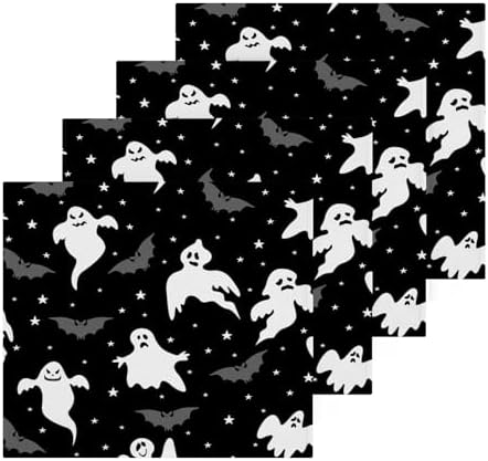 Halloween Spooky Ghoul Inferno Ghost Washcloth 2-Pack