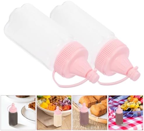 SHOWERORO Honey Syrup Dispenser Set with 60ml Bottles