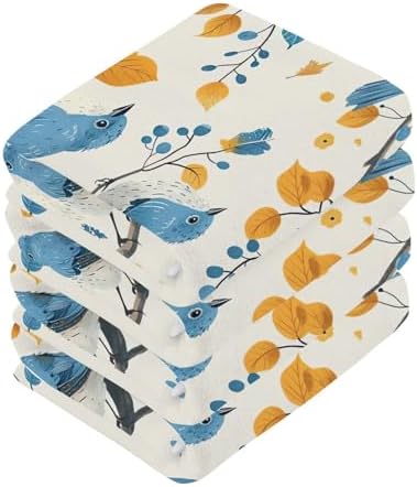 Sleek Soft Birds Twig Washcloth 2 Pack