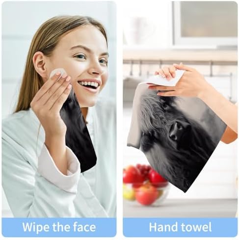 Perfect for Babies Soft Cow Washcloths for Daily Use